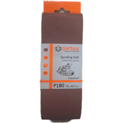 3204 JUOSTA ŠLIFAVIMUI CORTEX P180 75X457MM