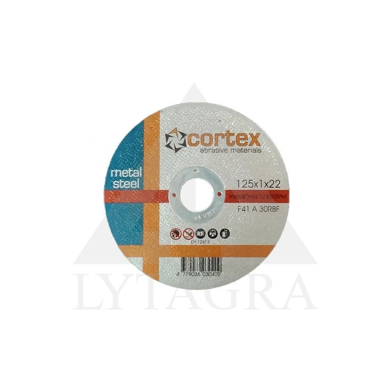 18202 DAA METALUI 125X1X22 A 30 RBF F41 80M/S
