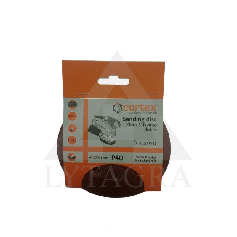 18148 DISKAS KIBUS CORTEX P40125MM 8SKYL 5VNT