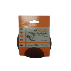18159 DISKAS KIBUS CORTEX P120 125 MM 5 VNT