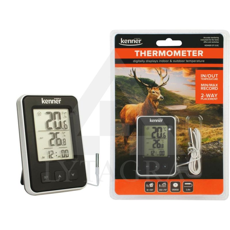 Skaitmeninis vidaus ir lauko termometras KENNER DT-310