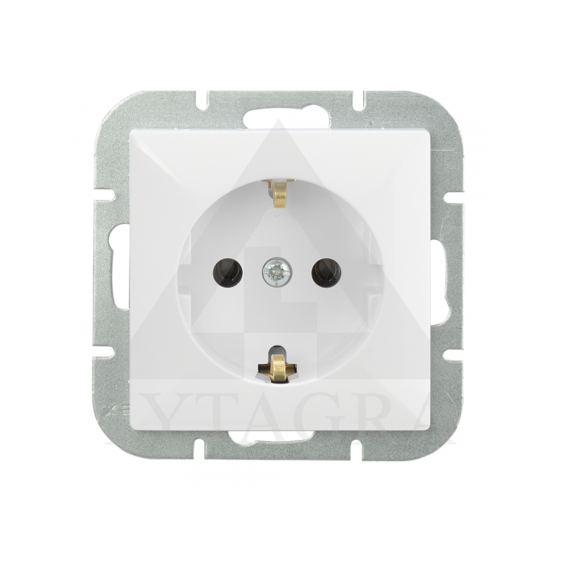 KIŠT.LIZDAS ĮLEIDŽIAMAS1V 16A BALTAS PERLA ABEX