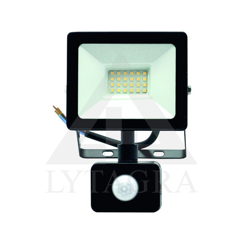 TOLEDOSENS 20W LED lauko prožektorius su PIR judesio jutikliu