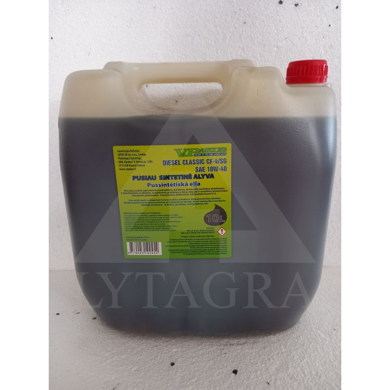 ALYVA PUS SINTET 10W40 10L DIESEL CLASSIC