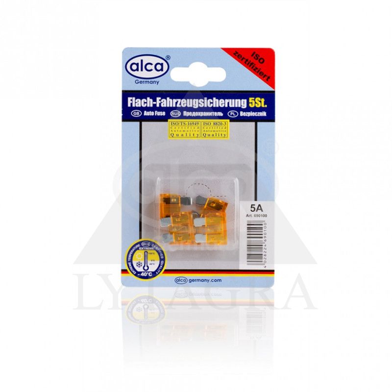 ALC690100 SAUGIKLIS 5A 5VNT BLIST. ALCA