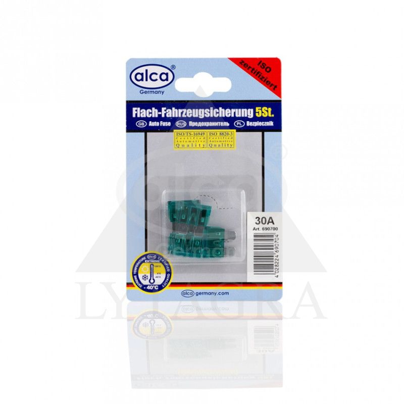 ALC690700 SAUGIKLIS 30A 5VNT BLIST. ALCA