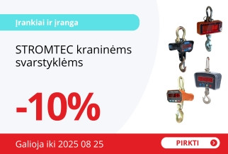 STROMTEC kraninėms svarstyklėms -10%