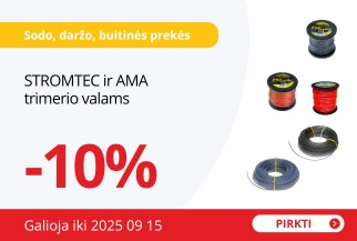 STROMTEC ir AMA trimerio valams -10%