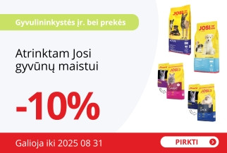 Atrinktam Josi gyvūnų maistui -10%