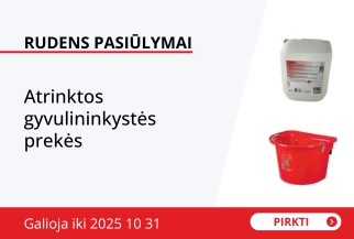 Atrinktos gyvulininkystės prekės