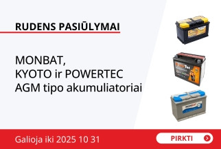 AGM tipo akumuliatoriai