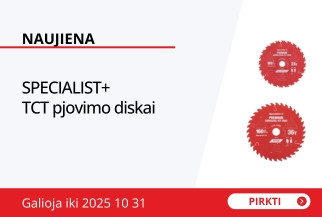 TCT pjovimo diskai