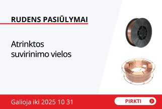 Atrinktos suvirinimo vielos
