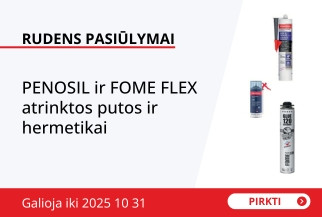 Atrinktos putos ir hermetikai
