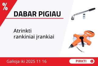 Atrinkti rankiniai įrankiai 