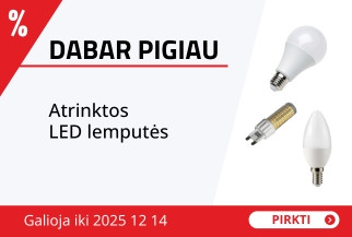 Atrinktos LED lemputės