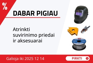 Atrinkti suvirinimo priedai ir aksesuarai