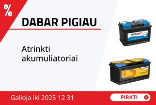 Atrinkti akumuliatoriai